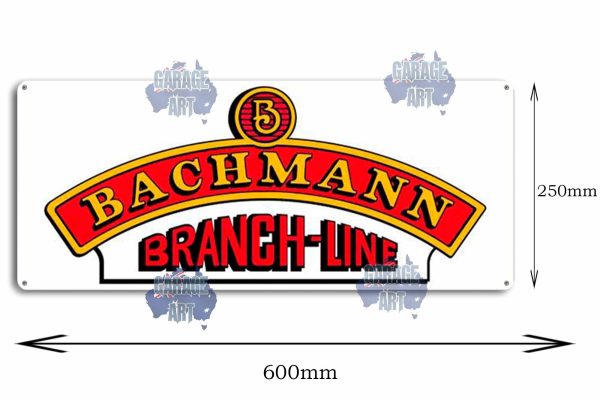 Bachman 650mmx250mm Tin Sign freeshipping - garageartaustralia