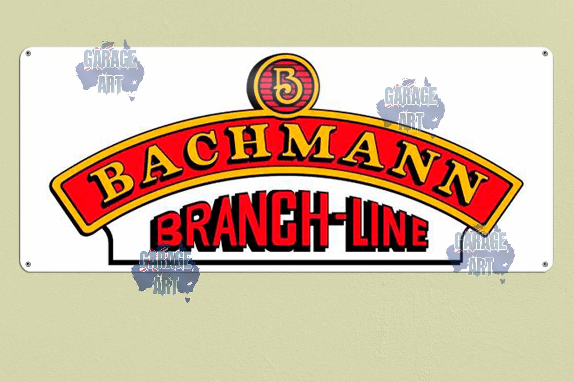 Bachman 650mmx250mm Tin Sign freeshipping - garageartaustralia