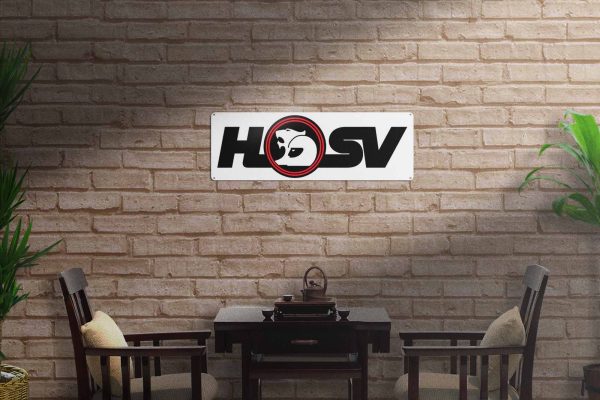 HSV Red and Black Logo 750mmx250mm Tin Sign freeshipping - garageartaustralia