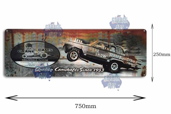 Rambunctious Ford Cortina 750mmx250mm Tin Sign freeshipping - garageartaustralia