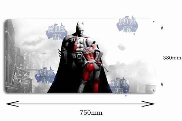 Batman 750mmx380mm Tin Sign freeshipping - garageartaustralia