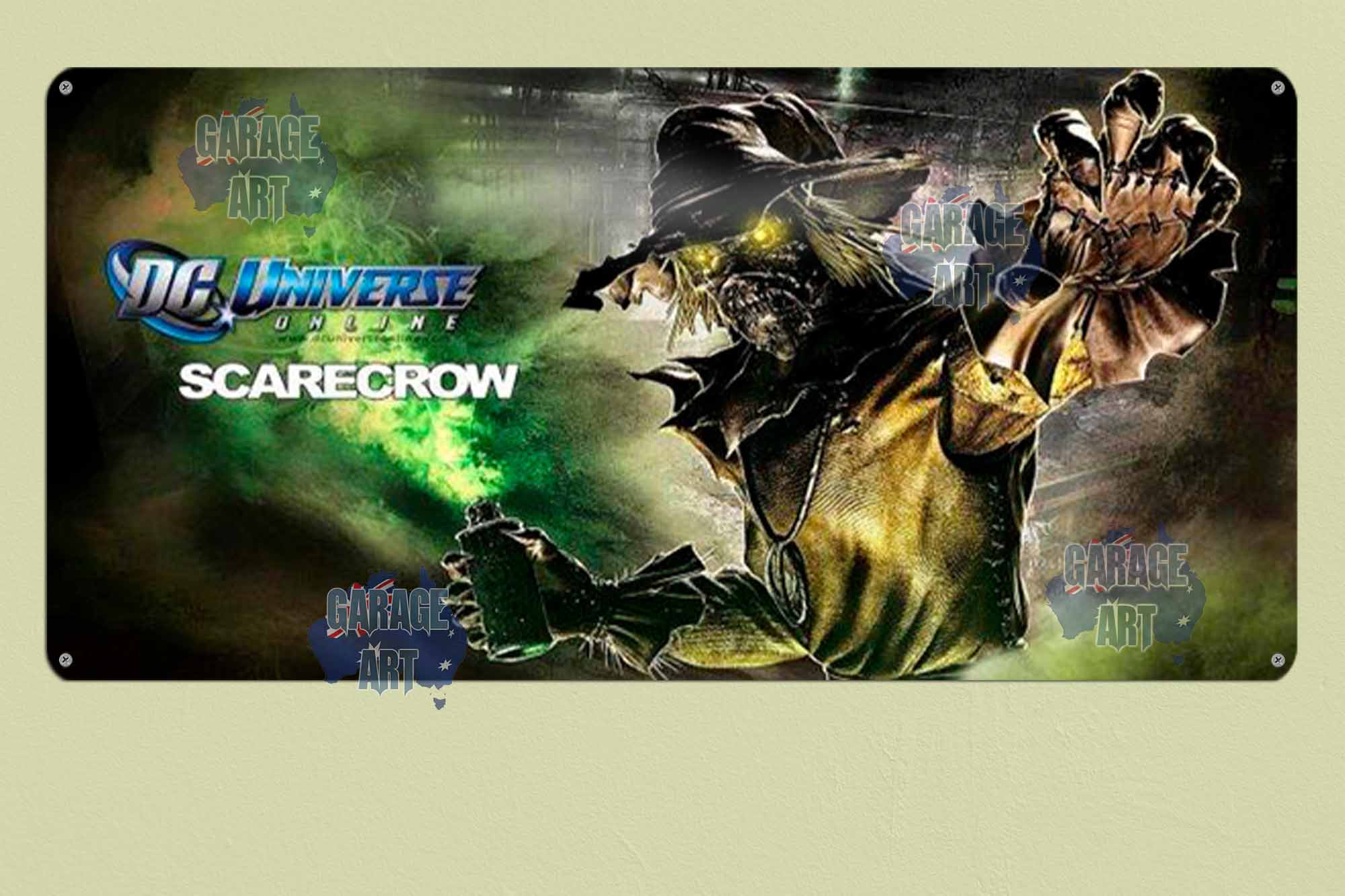 DC Universe Scarecrow 750mmx380mm Tin Sign freeshipping - garageartaustralia