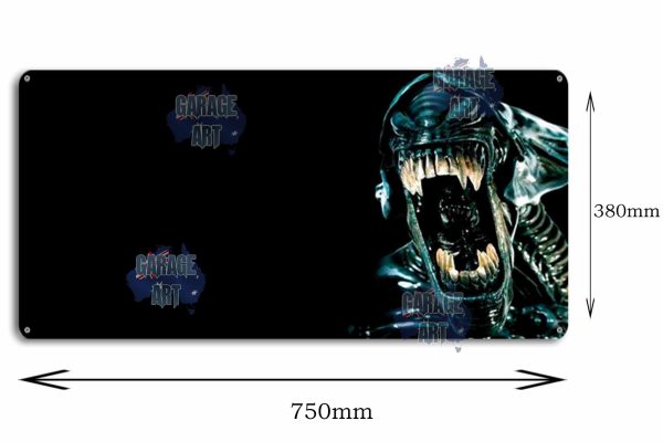 Predator 750mmx380mm Tin Sign freeshipping - garageartaustralia