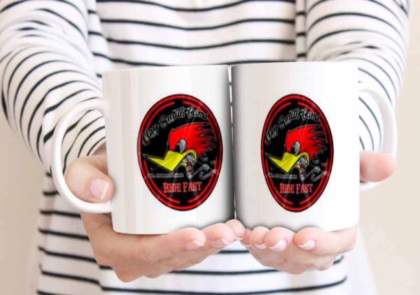 Ride Fast Clay Smith Cans 11oz Mug freeshipping - garageartaustralia