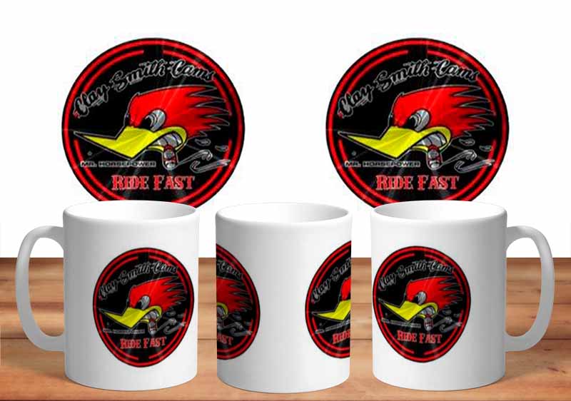 Ride Fast Clay Smith Cans 11oz Mug freeshipping - garageartaustralia