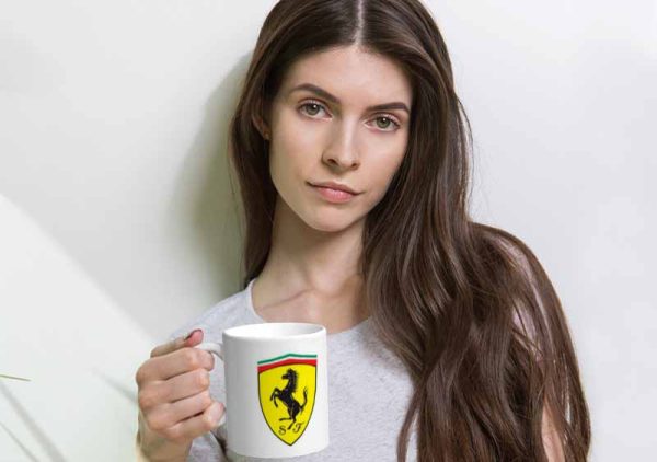 Ferrari Shield 11oz Mug freeshipping - garageartaustralia