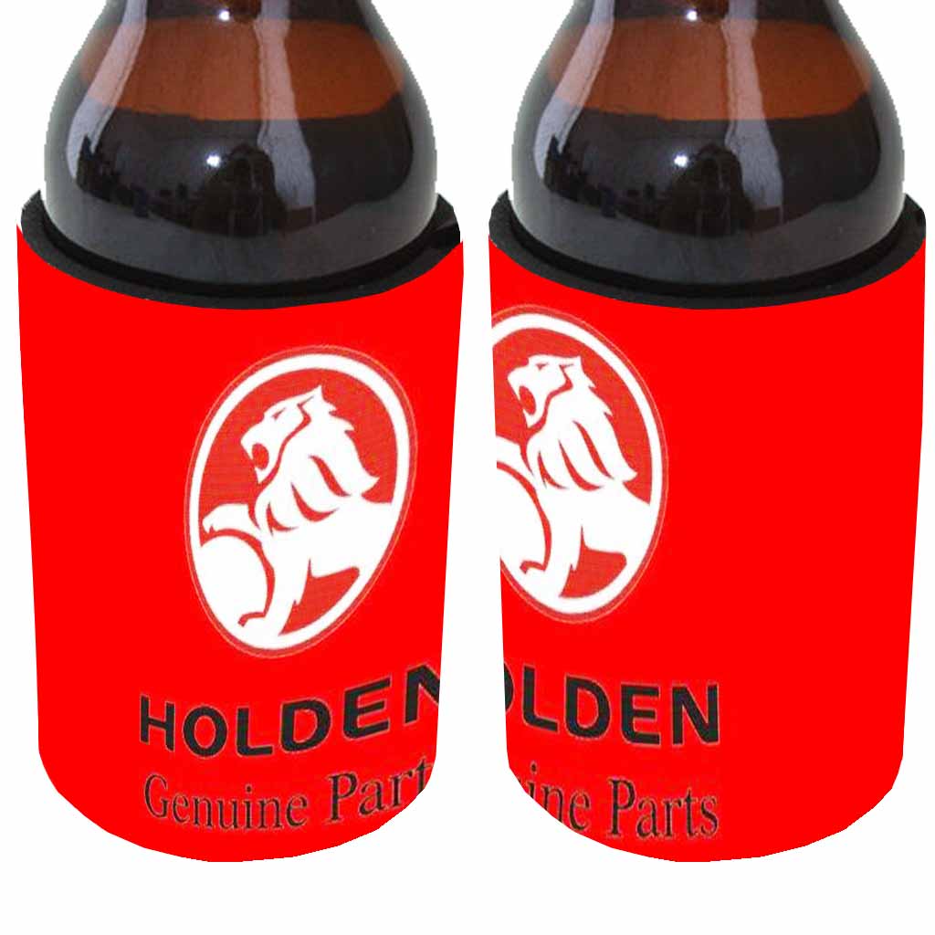 Holden Gen Parts Red Stubby Can Cooler freeshipping - garageartaustralia