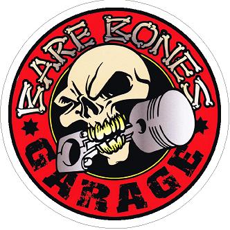 Bare Bones Garage Sticker freeshipping - garageartaustralia