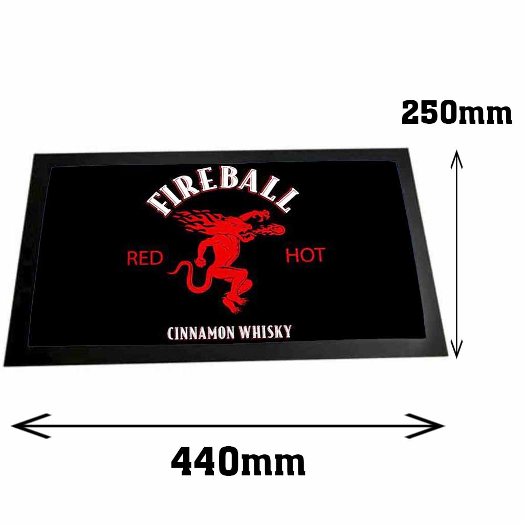 Fireball Whiskey Bar Mat Runner freeshipping - garageartaustralia