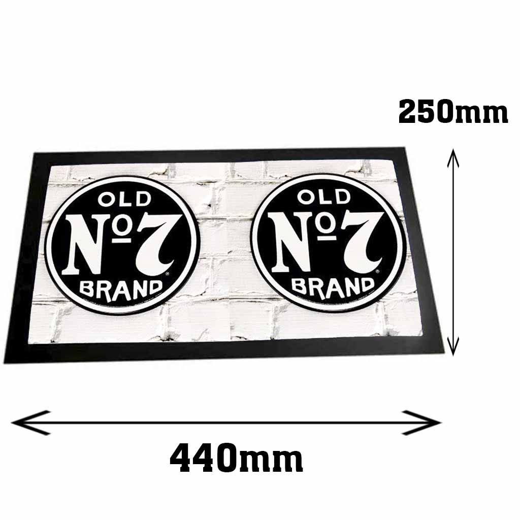 Old no7 Brandy Logo Bar Mat Runner freeshipping - garageartaustralia