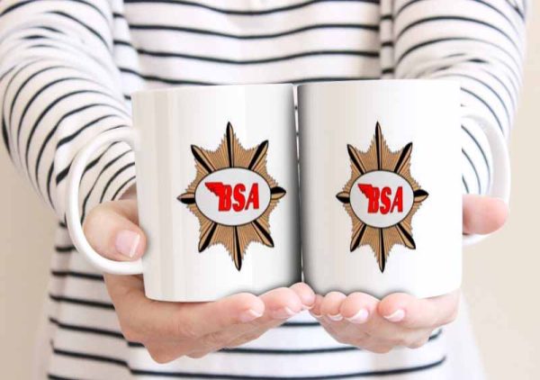 BSA Motorcycles Logo 11oz Mug freeshipping - garageartaustralia