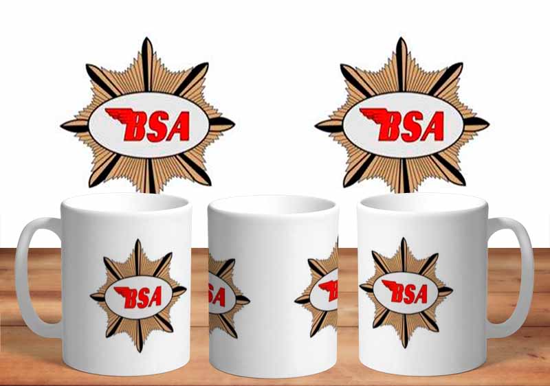 BSA Motorcycles Logo 11oz Mug freeshipping - garageartaustralia