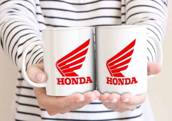 Honda Motorbike Wings Logo 11oz Mug freeshipping - garageartaustralia