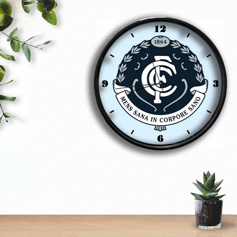 Carlton Football Club Clock freeshipping - garageartaustralia