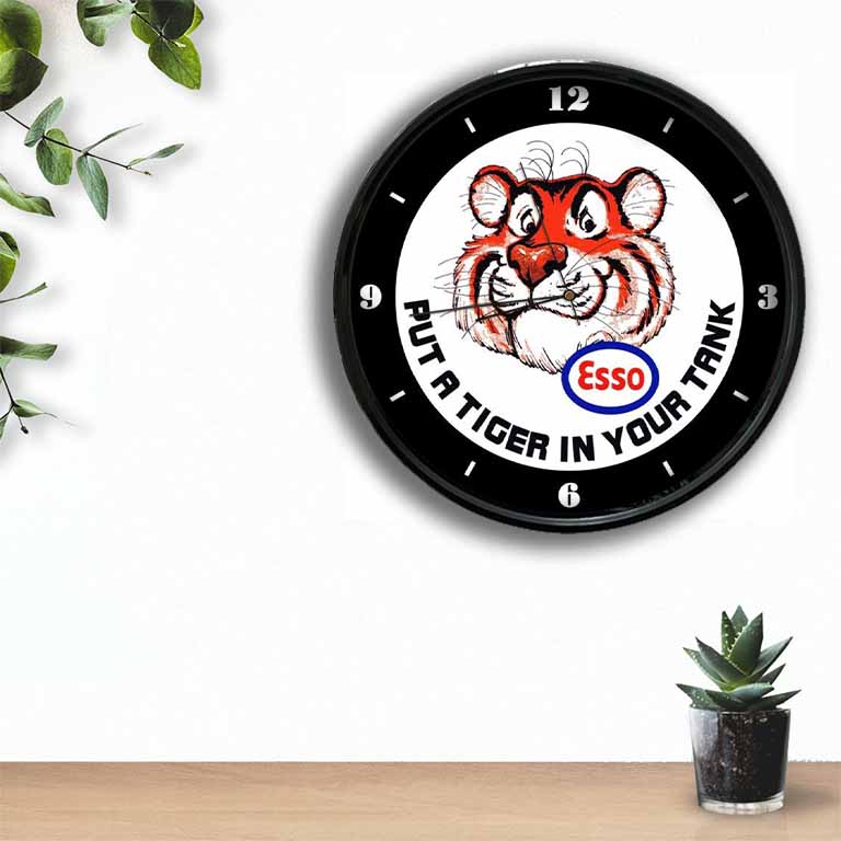 Esso Put a Tiger in Your Tank Clock freeshipping - garageartaustralia