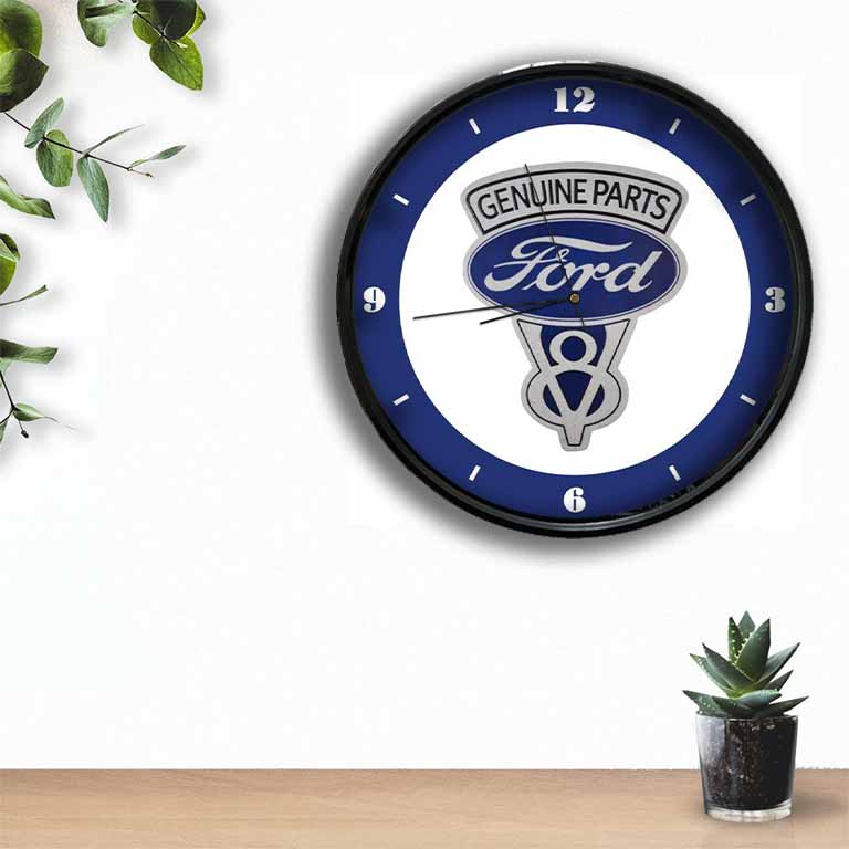 Ford Genuine V8 Parts Clock freeshipping - garageartaustralia