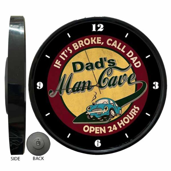 If Its Broke Call Dads Man Cave Clock freeshipping - garageartaustralia