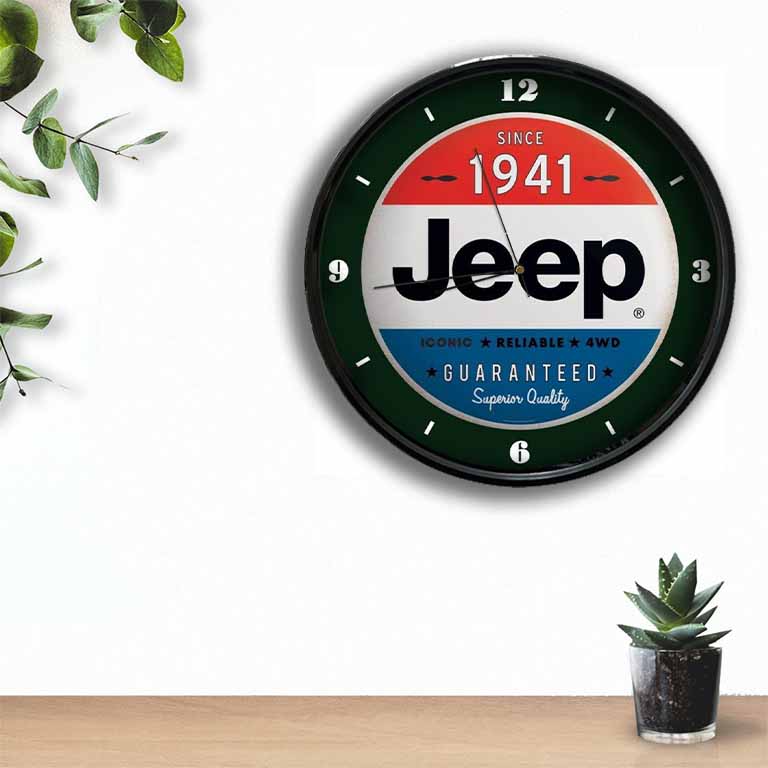 Jeep Since 1941 Clock freeshipping - garageartaustralia