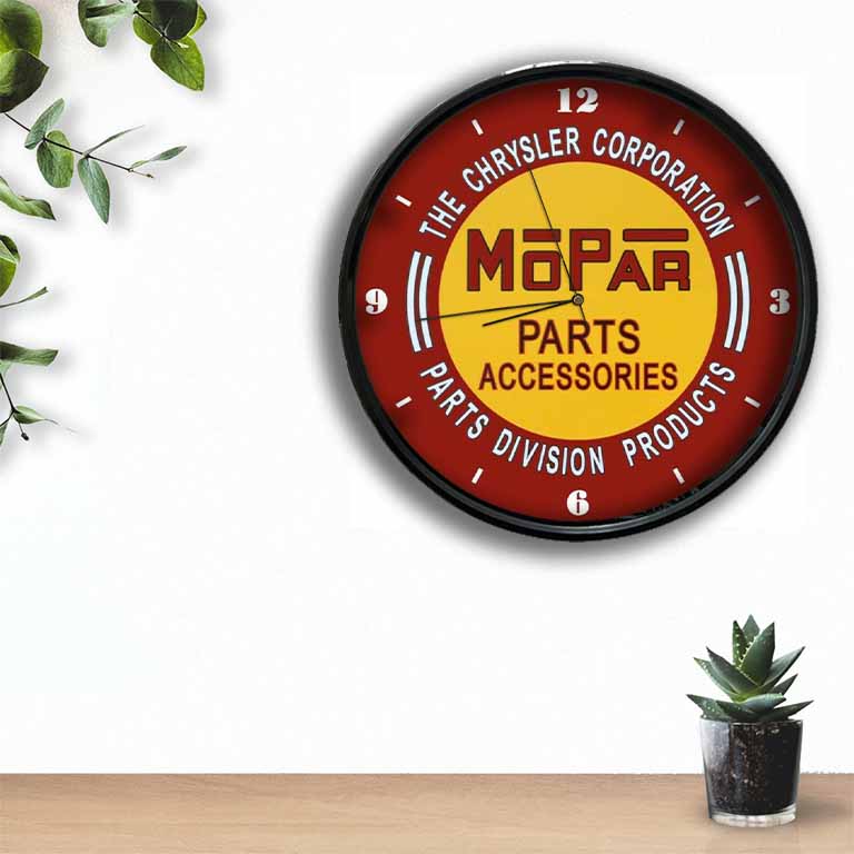 Mopar Parts Division Clock freeshipping - garageartaustralia