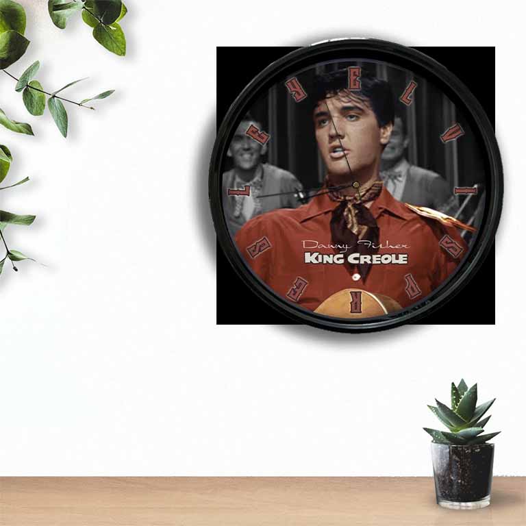 Elvis Presley King Creole Clock freeshipping - garageartaustralia