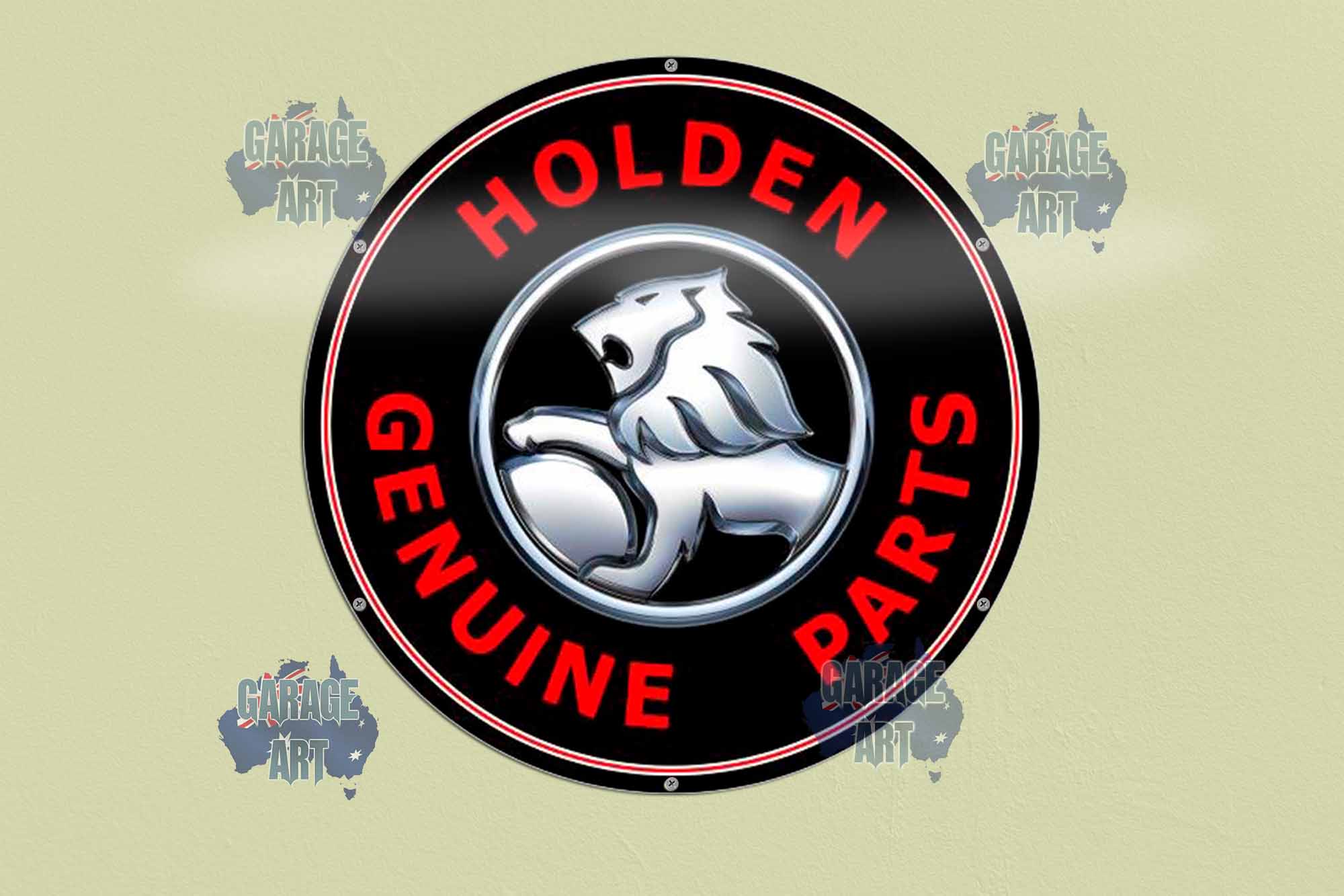 Holden Genuine Parts 1 560Dia Tin Sign freeshipping - garageartaustralia
