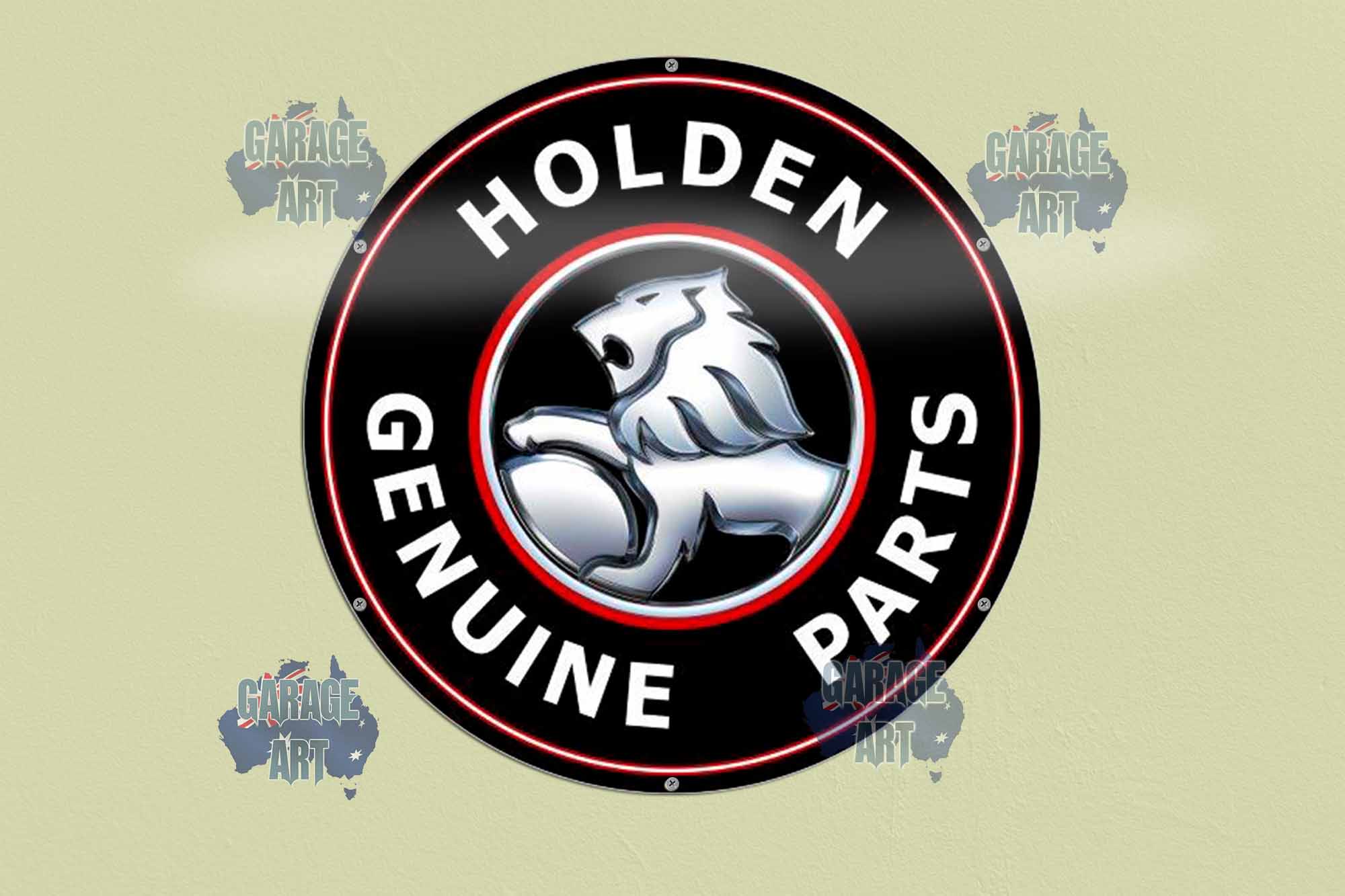 Holden Genuine Parts 4 560Dia Tin Sign freeshipping - garageartaustralia