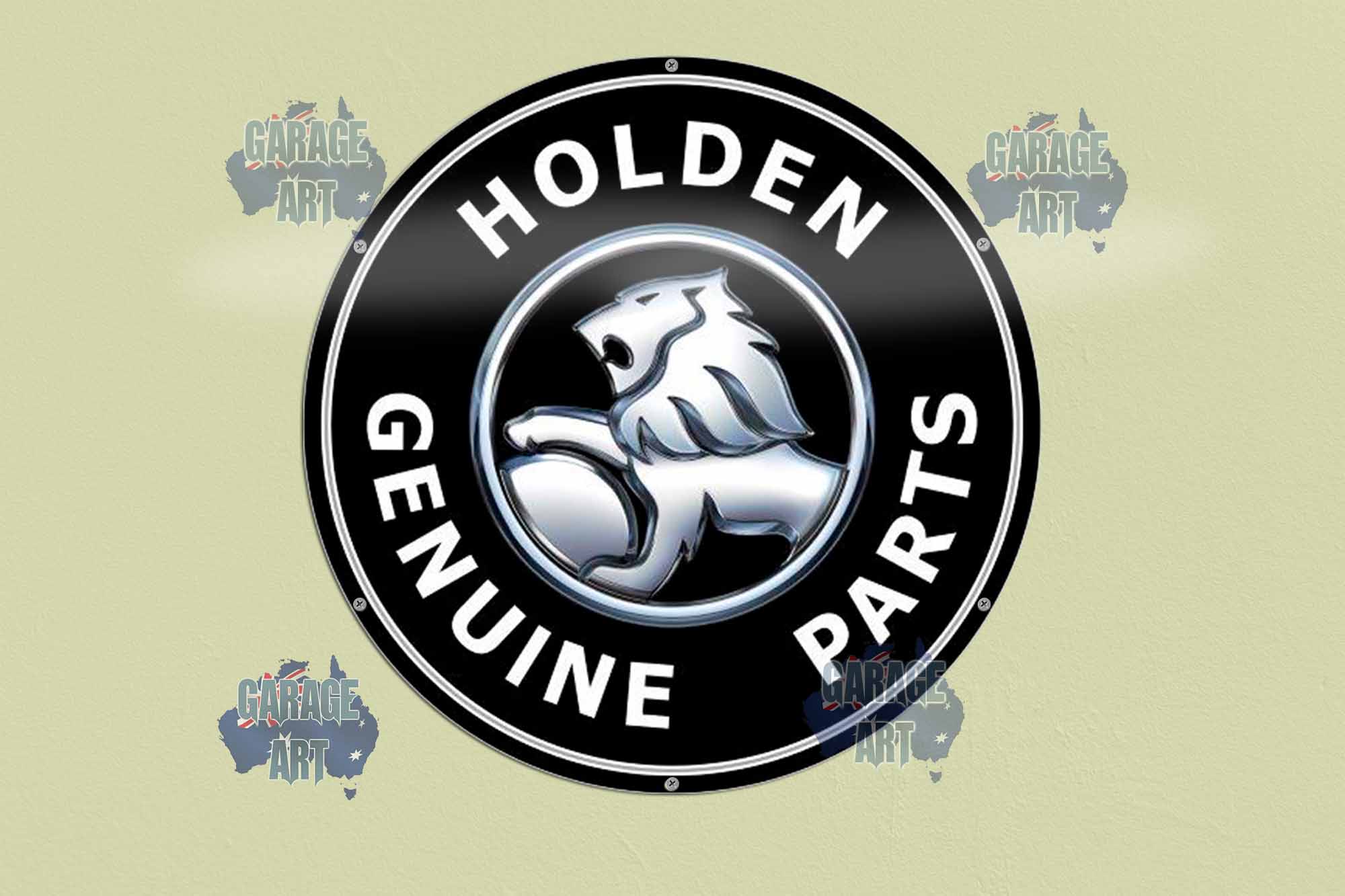 Holden Genuine Parts 5 560Dia Tin Sign freeshipping - garageartaustralia