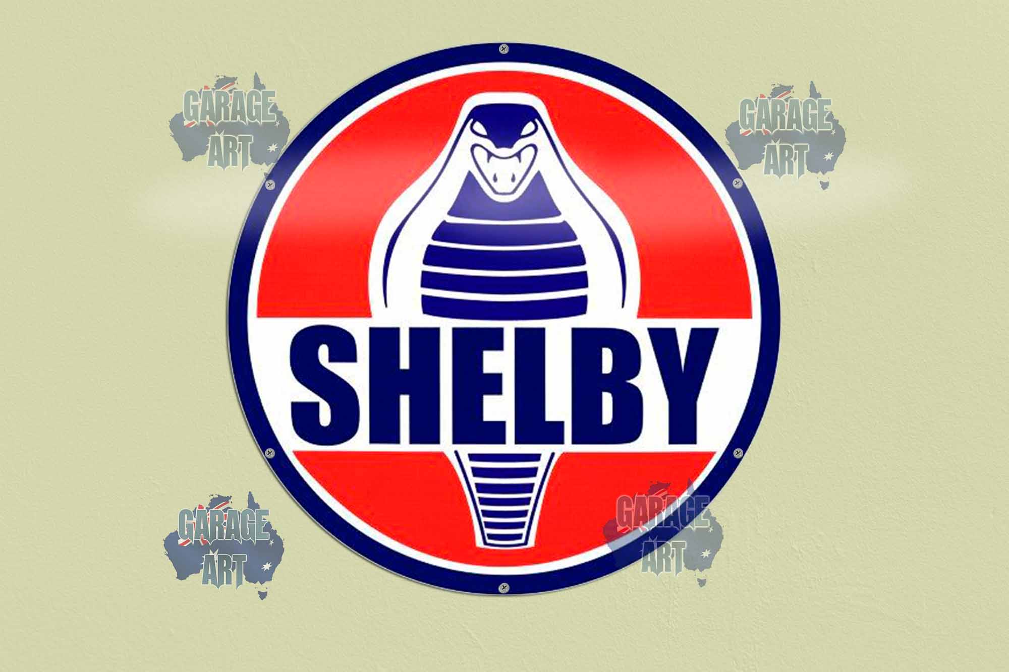 Shelby Cobra 560Dia Tin Sign freeshipping - garageartaustralia