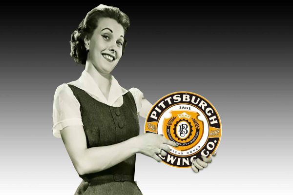 Pittsburgh Brewing Company 355mmDIa Tin Sign freeshipping - garageartaustralia