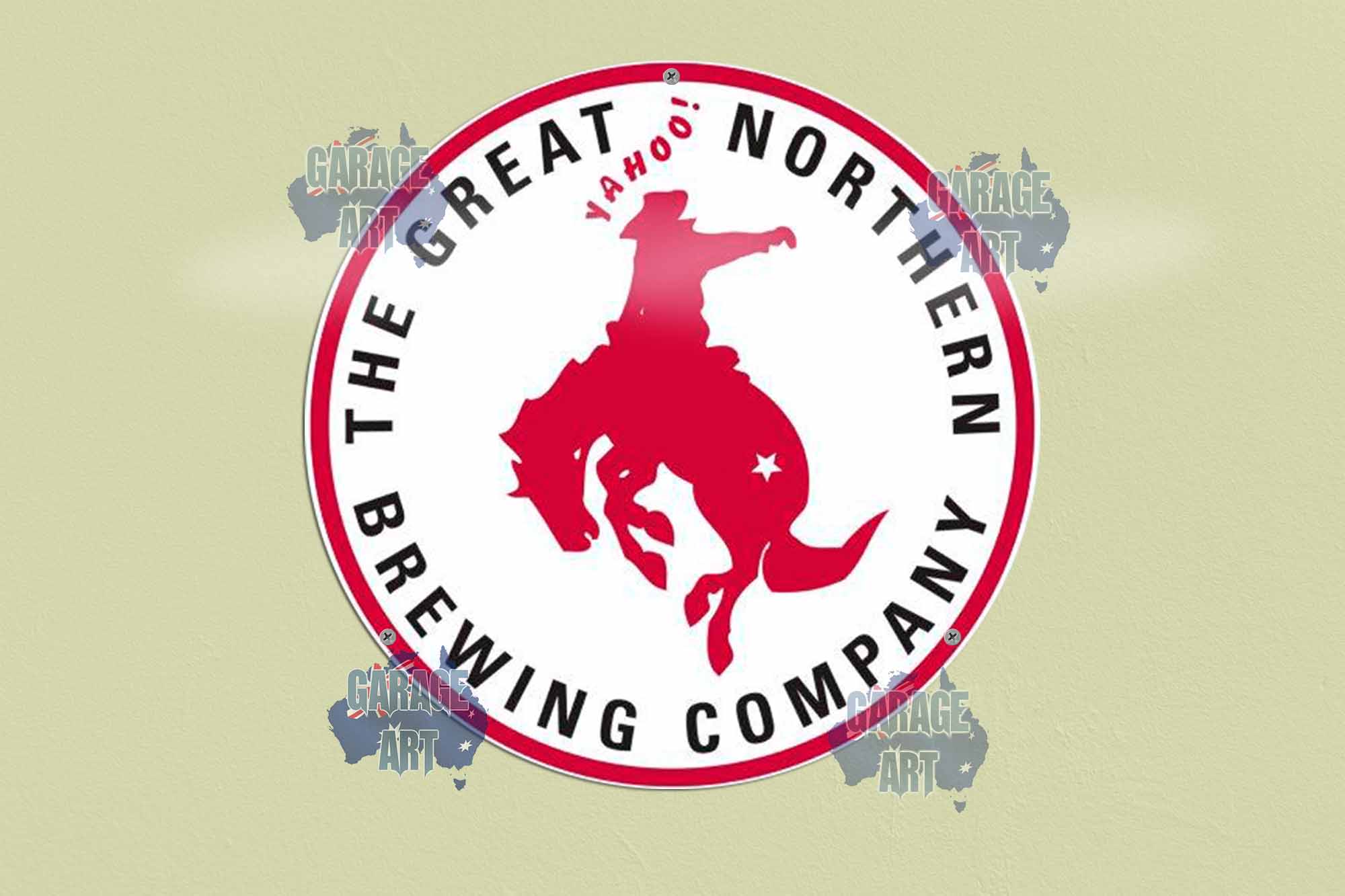 Great Northern Brewing Company 355mmDIa Tin Sign freeshipping - garageartaustralia