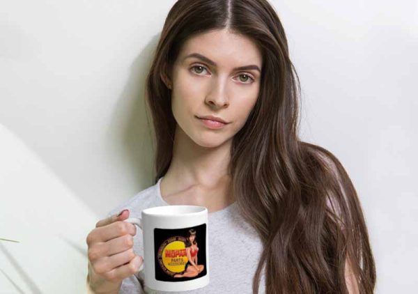 Mopar Pin Up 11oz Mug freeshipping - garageartaustralia