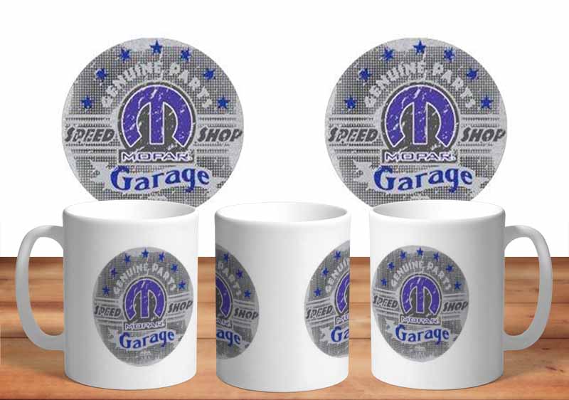 Mopar Speed Shop Garage 11oz Mug freeshipping - garageartaustralia
