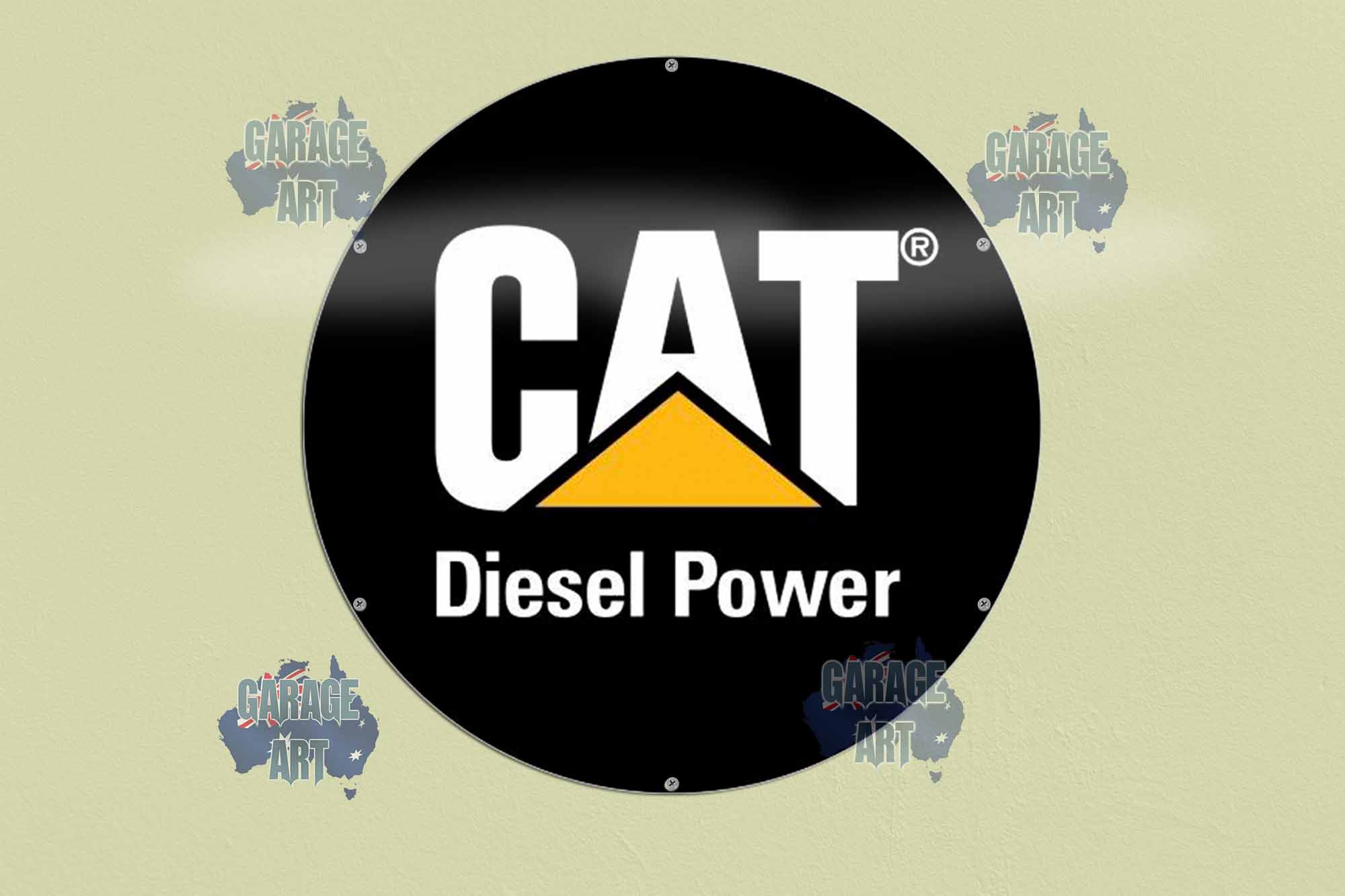 Detroit Diesel Logo 560Dia Tin Sign freeshipping - garageartaustralia