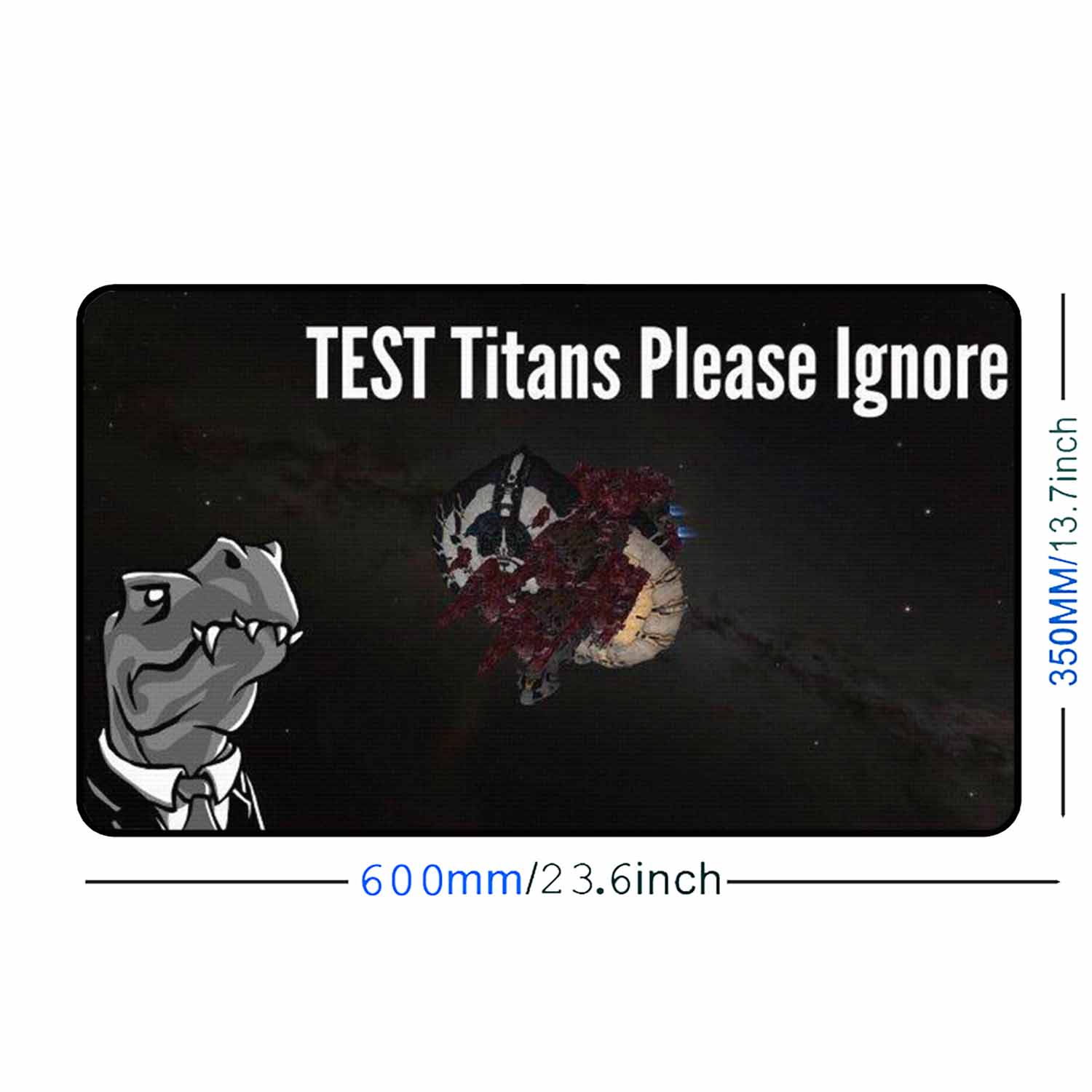 Test Titans Please Ignore Desk Pad freeshipping - garageartaustralia