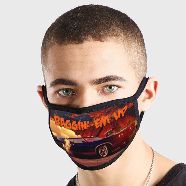 Baggin Em Up Face Mask Large freeshipping - garageartaustralia