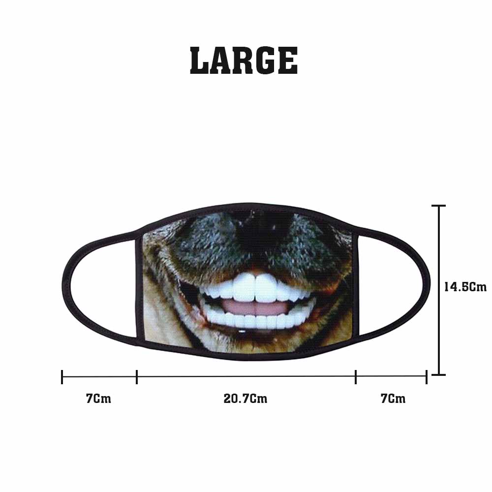 Dog Mouth Face Mask Large freeshipping - garageartaustralia