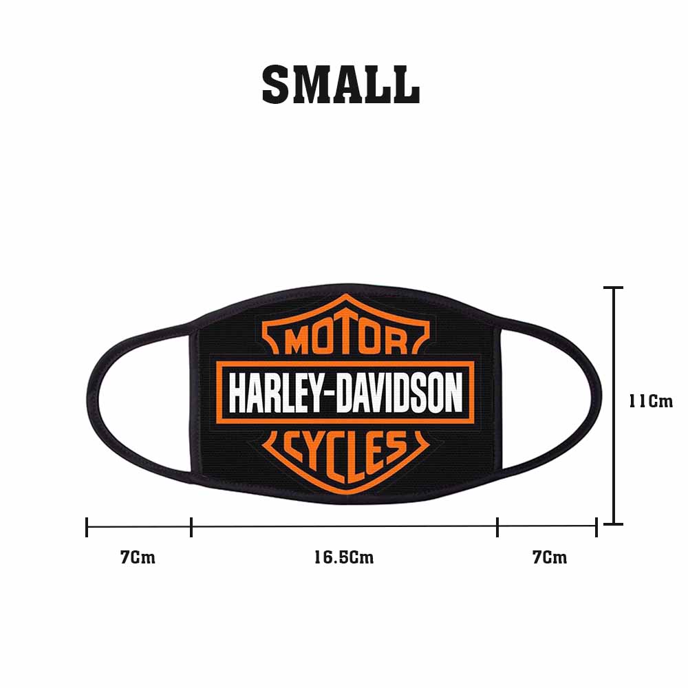 Harley Davidson Black Face Mask Small freeshipping - garageartaustralia