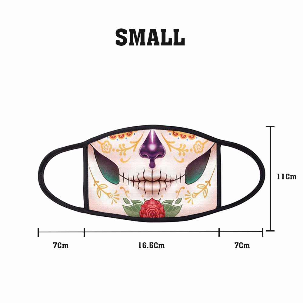 Skull 1 Face Mask Small freeshipping - garageartaustralia