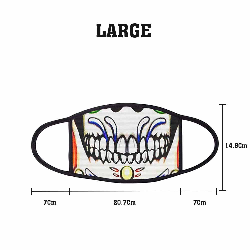 skull 11 Face Mask Large freeshipping - garageartaustralia