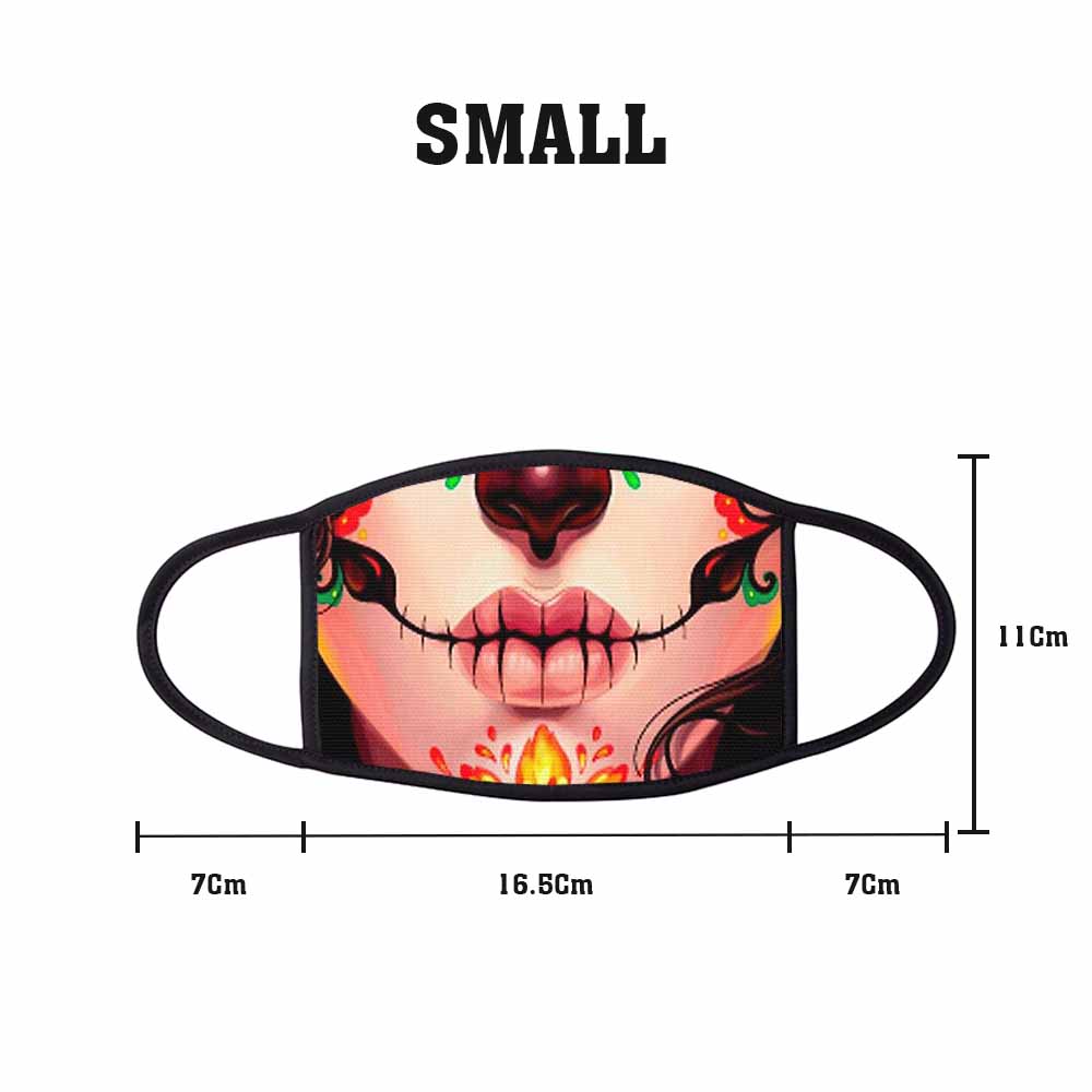 skull 14 Face Mask Small freeshipping - garageartaustralia