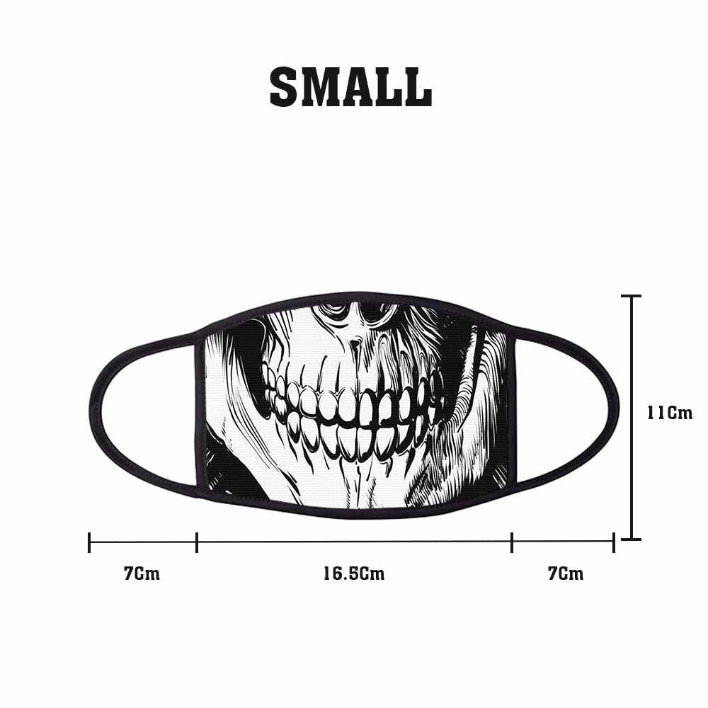 skull 8 Face Mask Small freeshipping - garageartaustralia