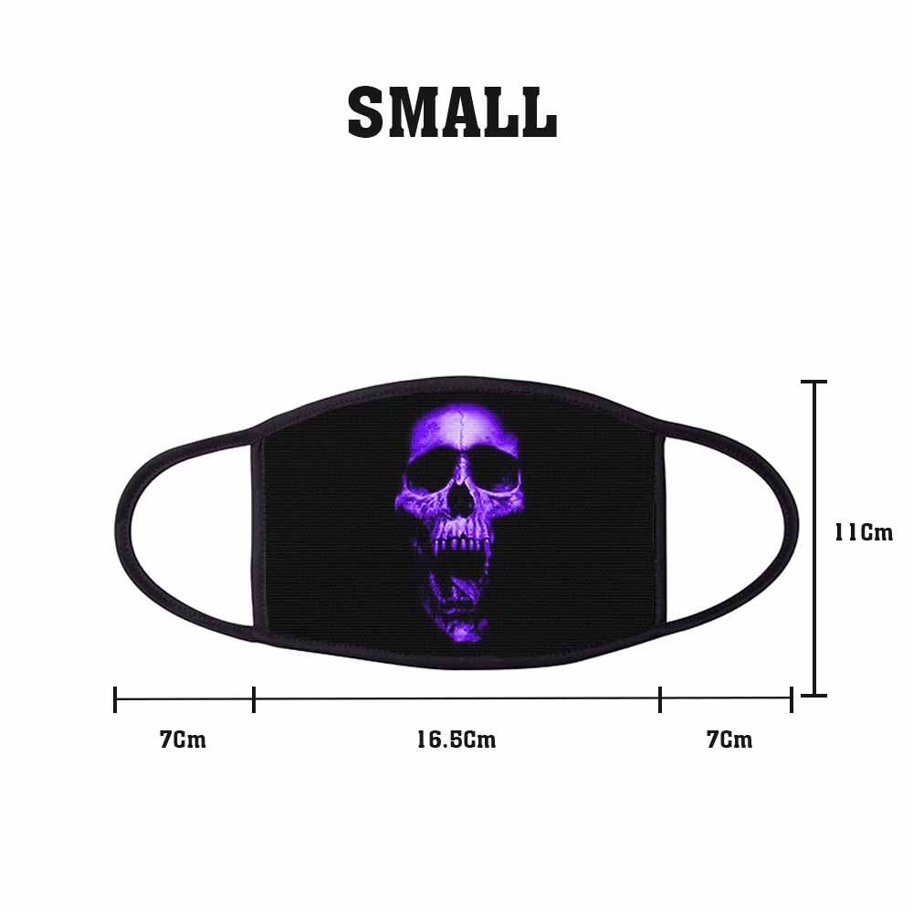 Purple Skull Face Mask Small freeshipping - garageartaustralia
