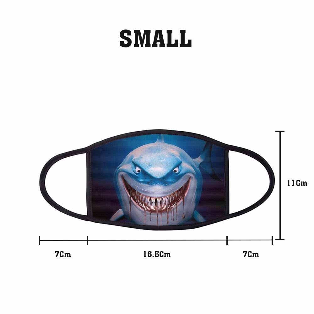 Shark Face Mask Small freeshipping - garageartaustralia