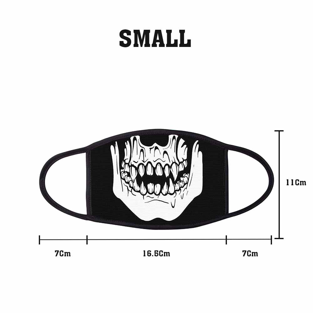 Sharp Teeth Skull Face Mask Small freeshipping - garageartaustralia