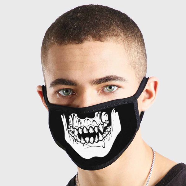 Sharp Teeth Skull Face Mask Large freeshipping - garageartaustralia