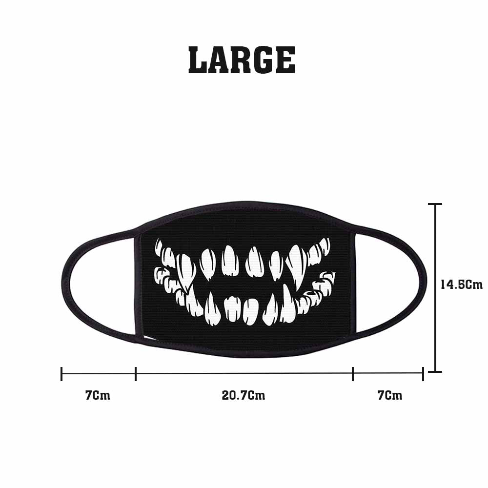 teeth Face Mask Large freeshipping - garageartaustralia