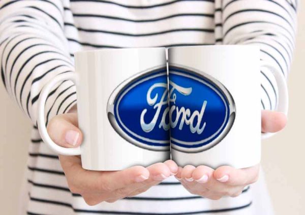 Ford Logo Oval 11oz Mug freeshipping - garageartaustralia
