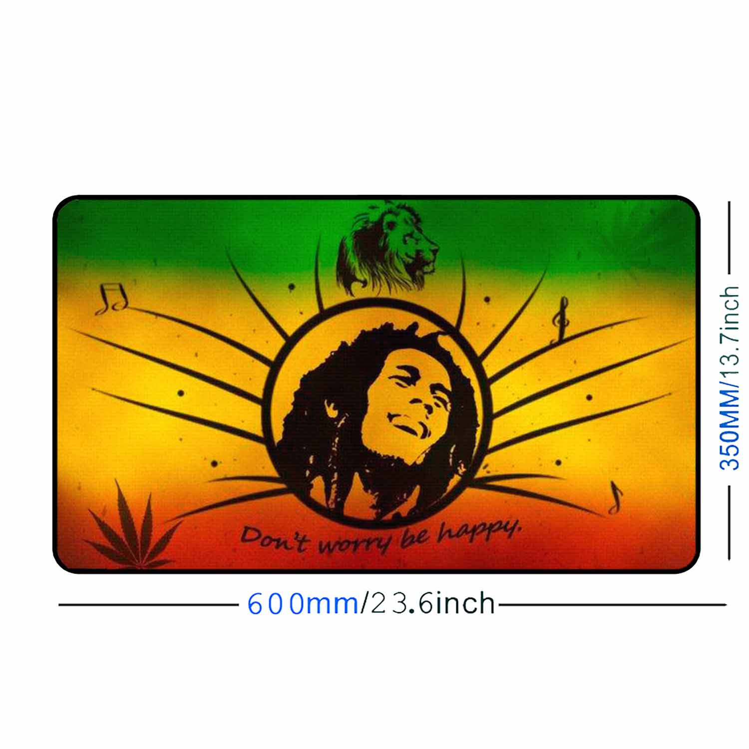 Bob Marley Be Happy Desk Pad freeshipping - garageartaustralia