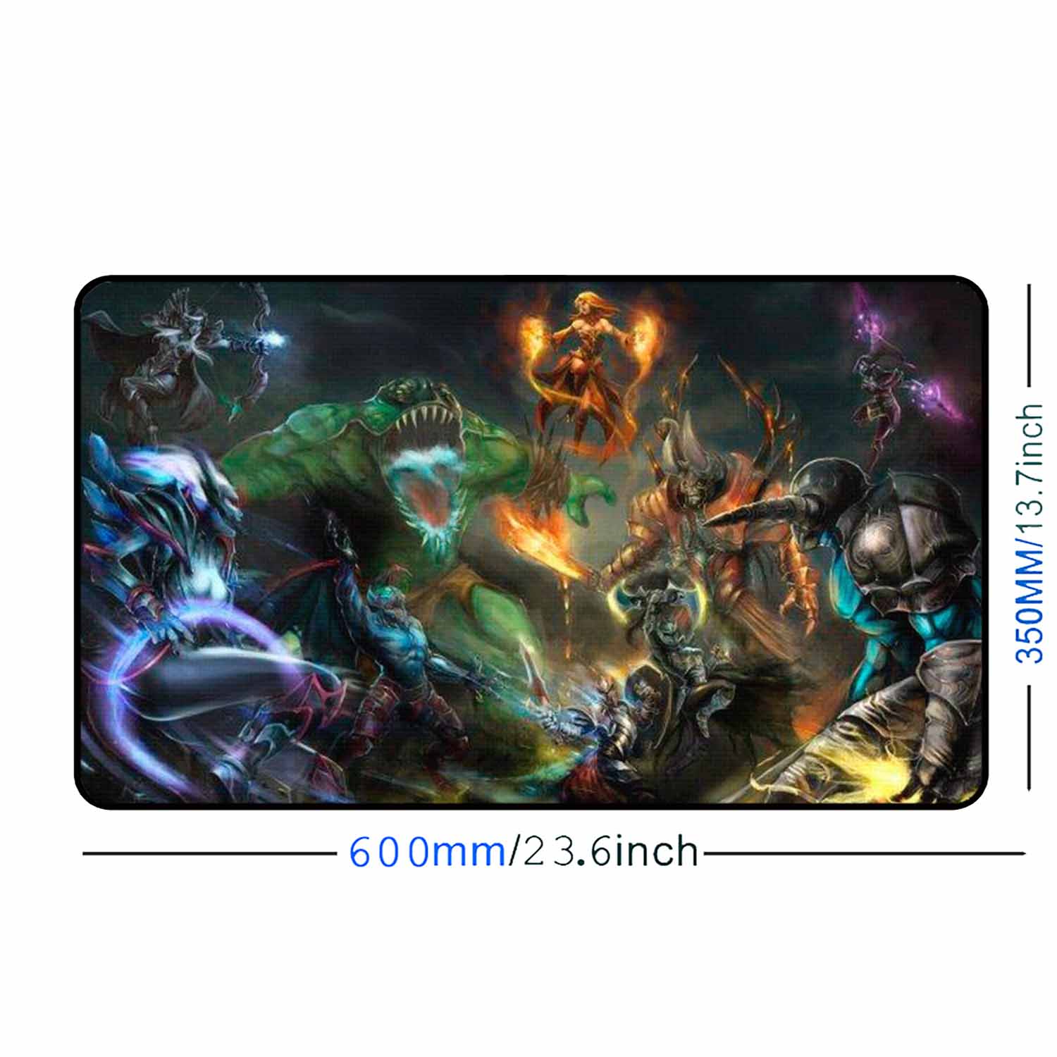 Computer space fiends fight Mouse pad Desk Pad freeshipping - garageartaustralia