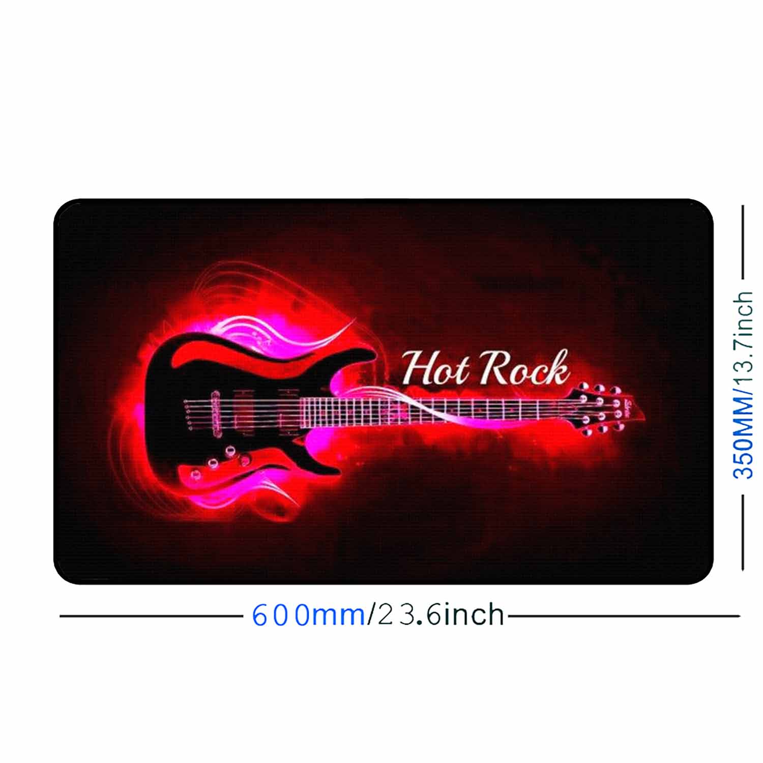 Guitar Hot Rock Desk Pad freeshipping - garageartaustralia